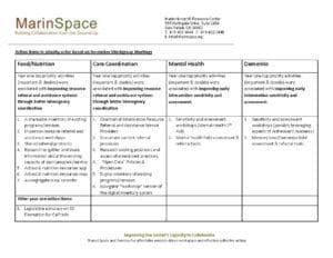 Aging Action Initiative First Convening  