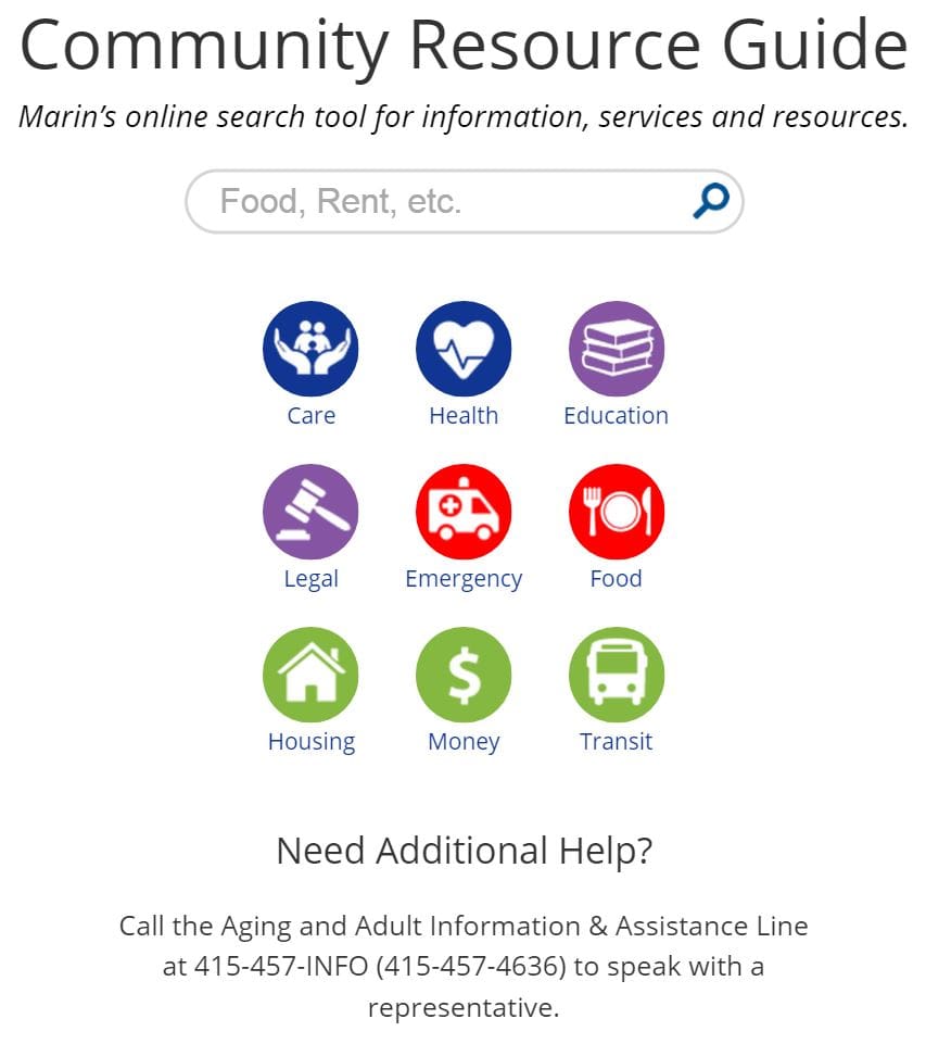 Marin County Community Resource Guide