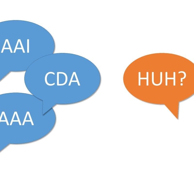 Aging Action Initiative So many abbreviations! What do they all mean?  